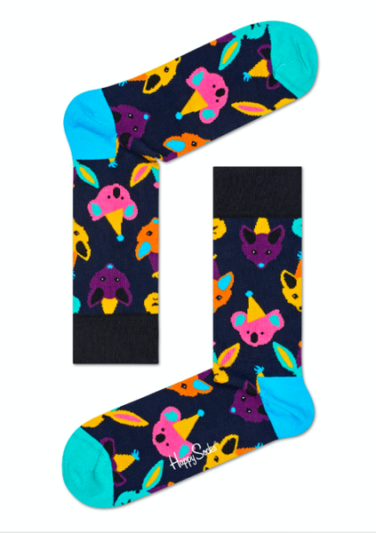 Grający Giftbox urodzinowy (3-pak) Happy Socks XBDA08-9000